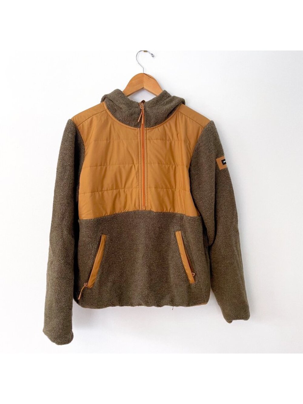 PrAna Men's IncrediWool 1/2 Zip Fleece Jacket, Size Small